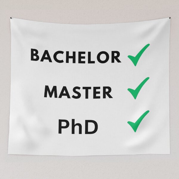 Item preview, Bachelor done, master done, PhD done, PhD designed and sold by NoetherSym.