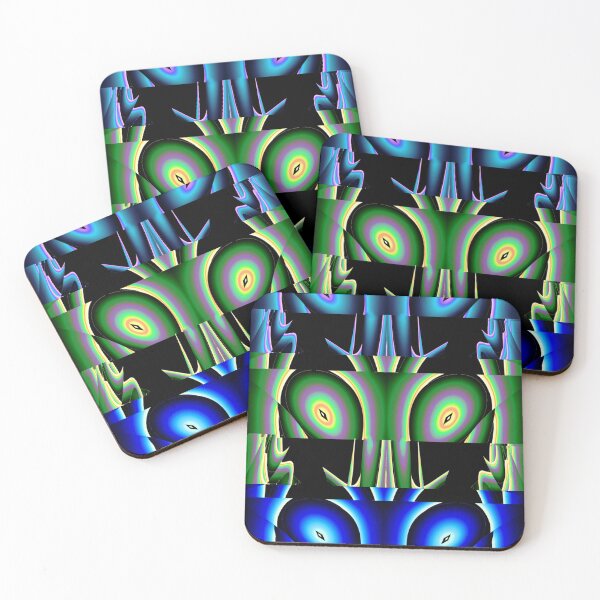 Item preview, Cosmic Gazes: Alien Eyes in Blue and Green designed and sold by carlosxd.