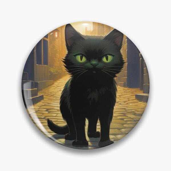 Item preview, Mischievous Black Cat designed and sold by yourfavdraw.