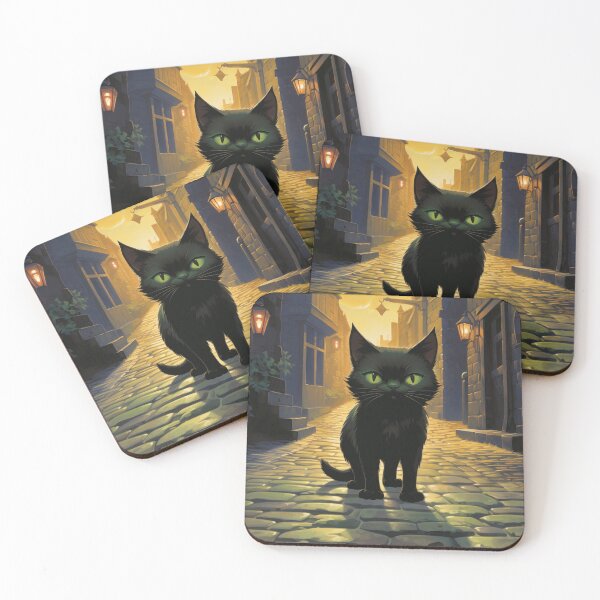 Item preview, Mischievous Black Cat designed and sold by yourfavdraw.