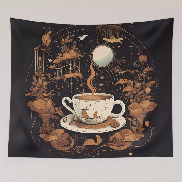 Item preview, “The Essence of Coffee” designed and sold by Art-Vortex-fr.