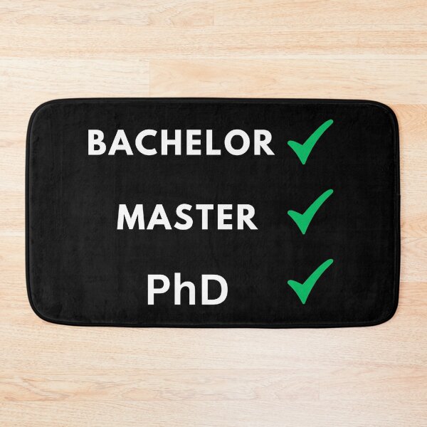Item preview, Bachelor done, master done, PhD done, PhD designed and sold by NoetherSym.