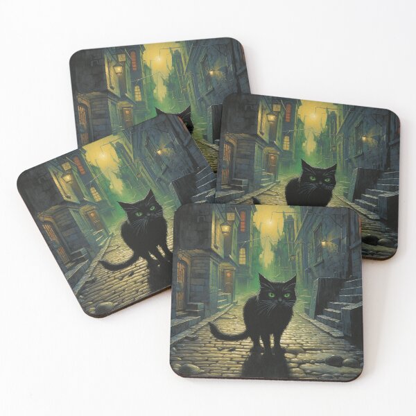 Item preview, The Mischievous Black Cat designed and sold by yourfavdraw.