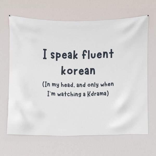Item preview, I speak fluent Korean designed and sold by addict2reading.