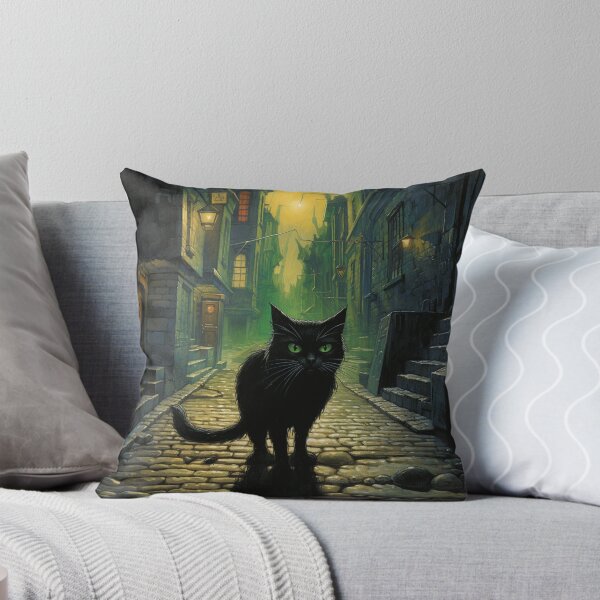 Item preview, The Mischievous Black Cat designed and sold by yourfavdraw.