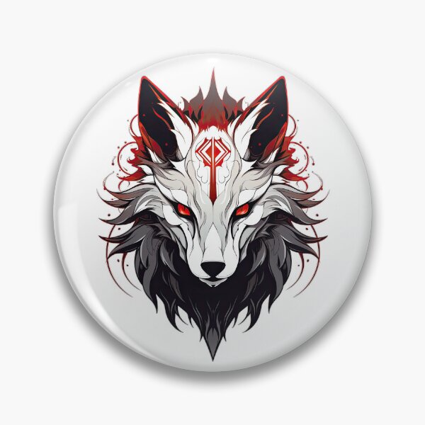 Item preview, Minimalistic Gothic Fox: Dark Elegance in Simplicity designed and sold by The-Sinister.