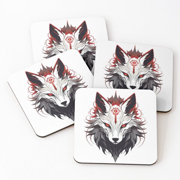 Item preview, Minimalistic Gothic Fox: Dark Elegance in Simplicity designed and sold by The-Sinister.