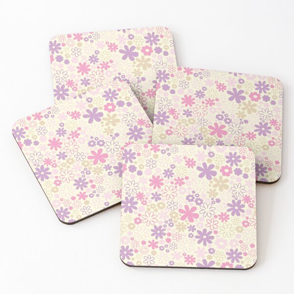Item preview, BOHO NEUTRAL PINK FLOWERS COCONUT GIRL AESTHETICS FLOWER POWER RETRO designed and sold by blomastudios.