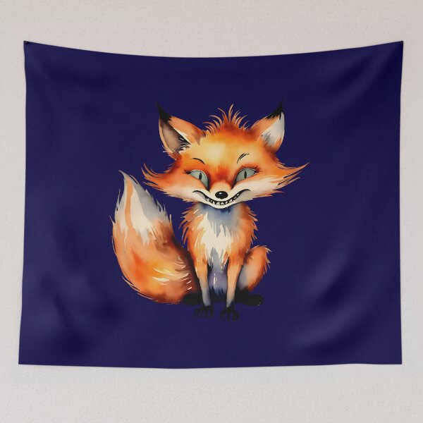 Item preview, Tricky Halloween Fox With Big Tail designed and sold by BloomCatB.