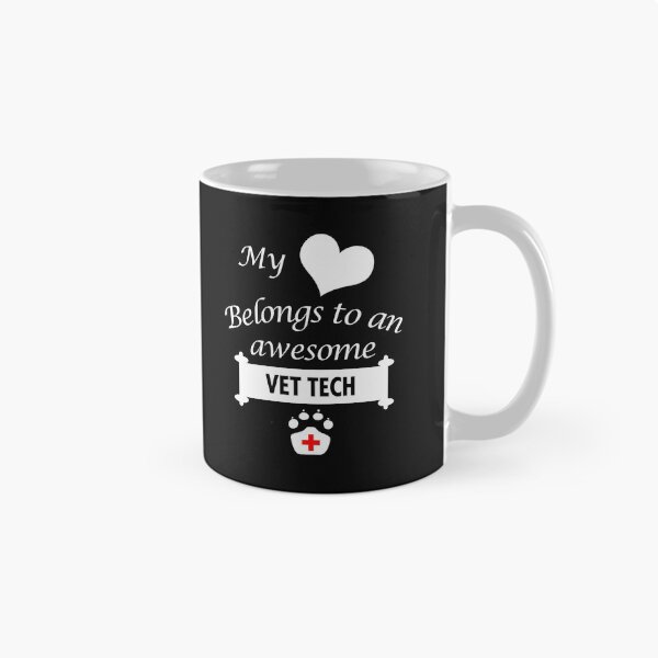 Item preview, Vet Tech Lover Heart Belongs Birthday designed and sold by smily-tees.