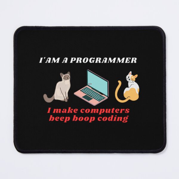 Item preview, Programmer Cat Beep Boop Coding designed and sold by efedtjne29.