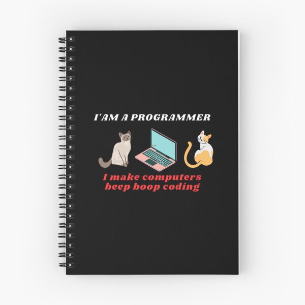 Item preview, Programmer Cat Beep Boop Coding  	 designed and sold by efedtjne29.