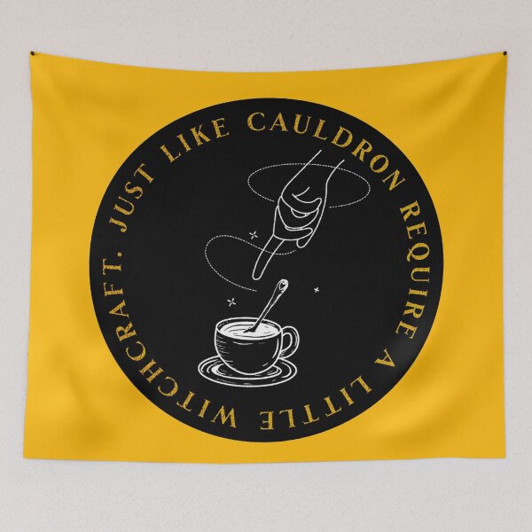 Item preview, Morning Brewing Coffee Slowlife Witch Cauldron designed and sold by Yellowriversss.