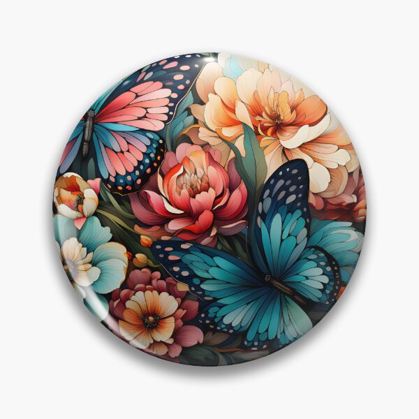 Item preview, Cute Flowers and Butterflies Happiness Beauty designed and sold by Nexuly.