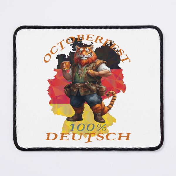 Item preview, Octoberfest Deutsch German Tiger Drinking Beer  designed and sold by al21ex.
