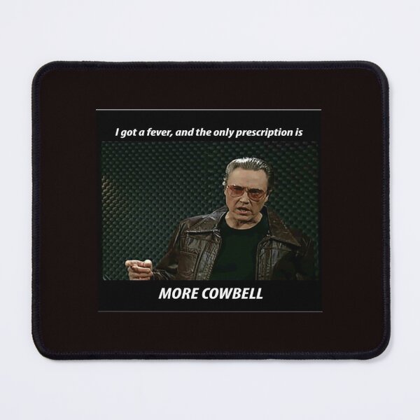 Item preview, More Cowbell SNL Christopher Walken Shirt designed and sold by ERettig.