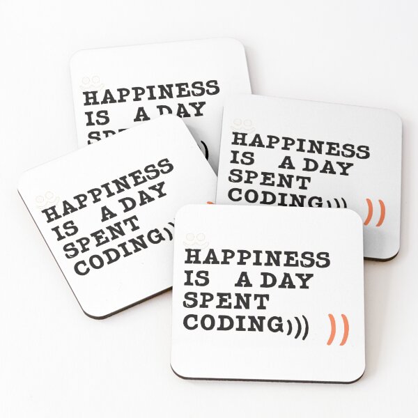 Item preview, Happiness Is A Day Spent Coding designed and sold by Solo Geek ‎.