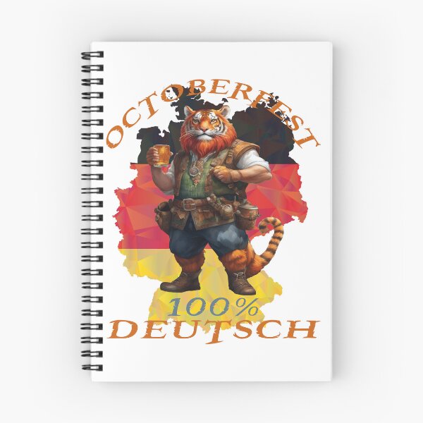 Item preview, Octoberfest Deutsch German Tiger Drinking Beer  designed and sold by al21ex.
