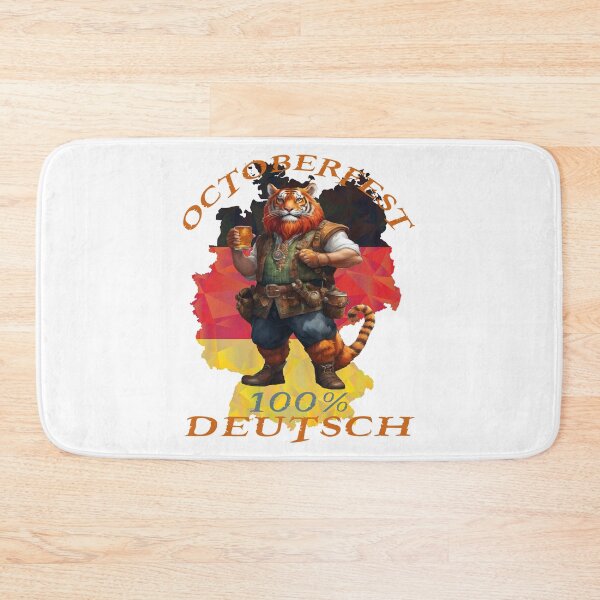 Item preview, Octoberfest Deutsch German Tiger Drinking Beer  designed and sold by al21ex.