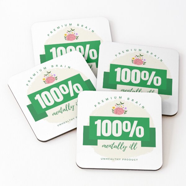 Item preview, 100% Mentally Unhealthy designed and sold by thisisbluetiful.