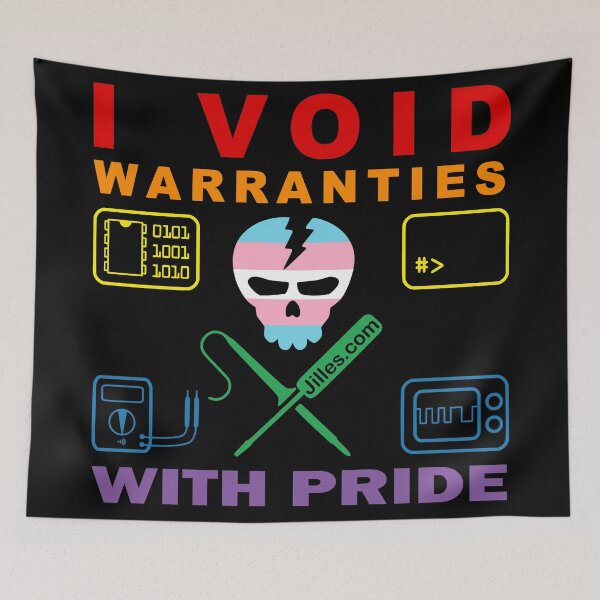 Item preview, I VOID WARRANTIES WITH PRIDE designed and sold by Jilles Groenendijk.
