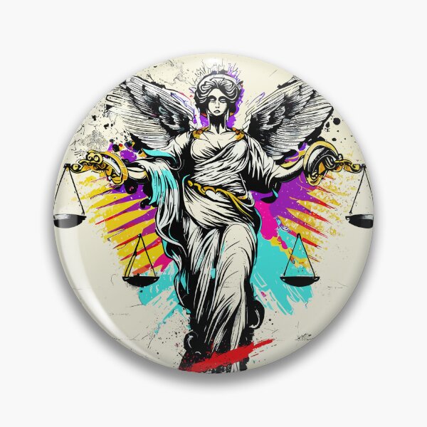 Artikelvorschau, Street Art Pop Art Graffiti Gerechtigkeitsgott Themis entworfen und verkauft von TomFrontierArt.