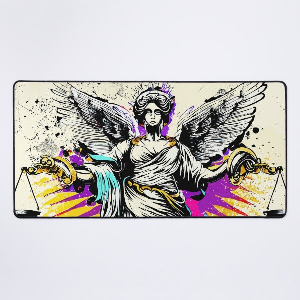 Artikelvorschau, Street Art Pop Art Graffiti Gerechtigkeitsgott Themis entworfen und verkauft von TomFrontierArt.