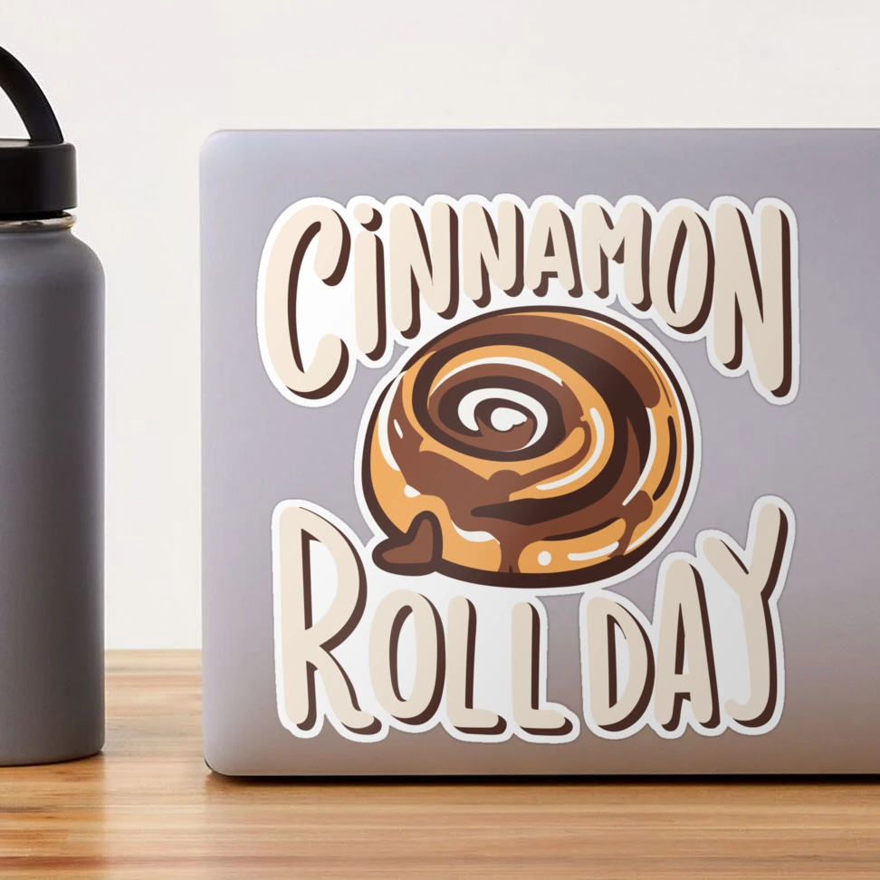 Cinnamon Roll Sticker for Sale by RainsWonderland