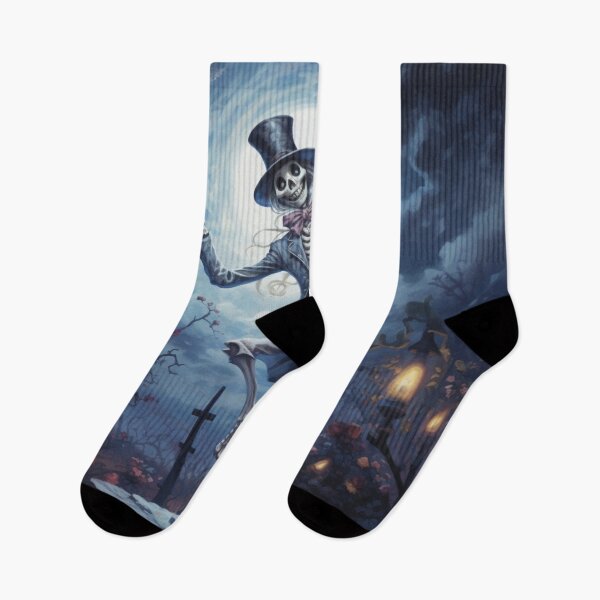 Item preview, Playful Skeleton in Moonlight designed and sold by yourfavdraw.