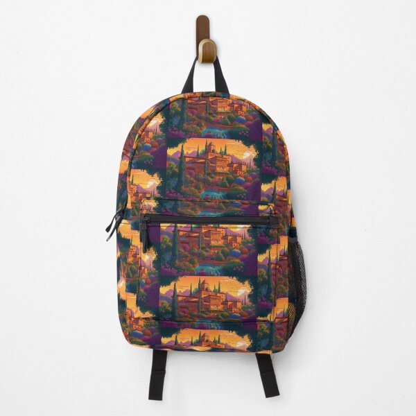 Item preview, The Alhambra, Granada, Spain, Original, AI Generated Art - A Famous Monument of Islamic Architecture designed and sold by studioSharonKay.