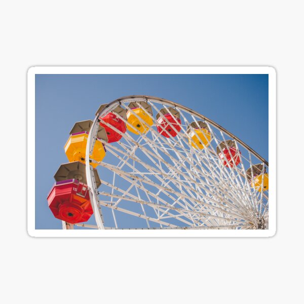 California Wheelin - Santa Monica Pier Sticker