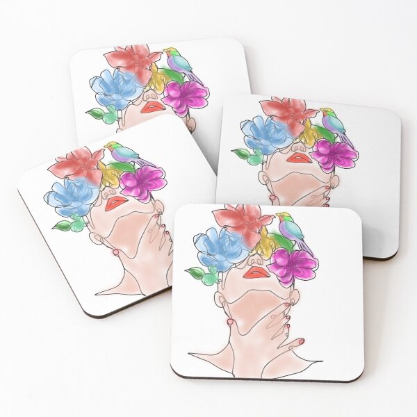 Item preview, Head full of flowers designed and sold by YMarshallArts.