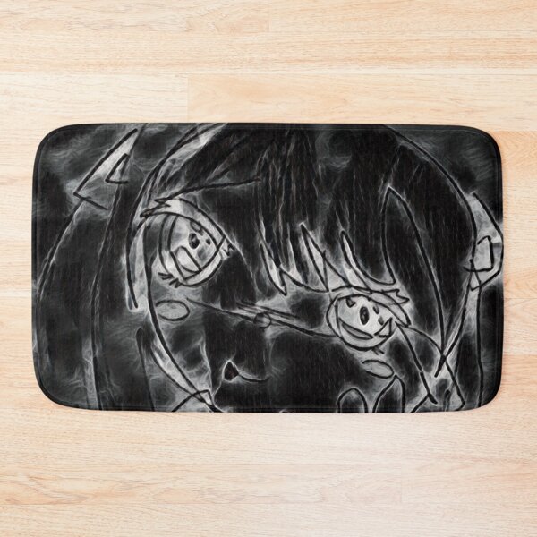Item preview, Black and white cute girl abstract background wallpaper designed and sold by Lillymagicart.