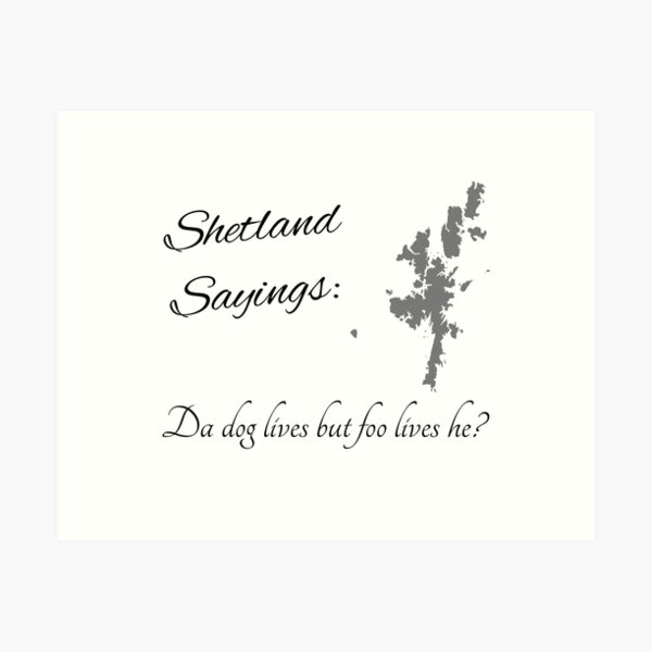 Item preview, Da dog lives but foo lives he? designed and sold by Avalinart.