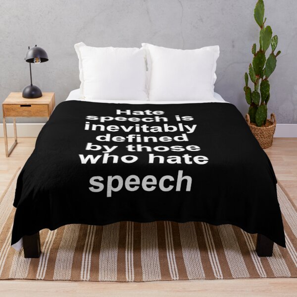 Item preview, Hate speech is inevitably defined designed and sold by BigTime.