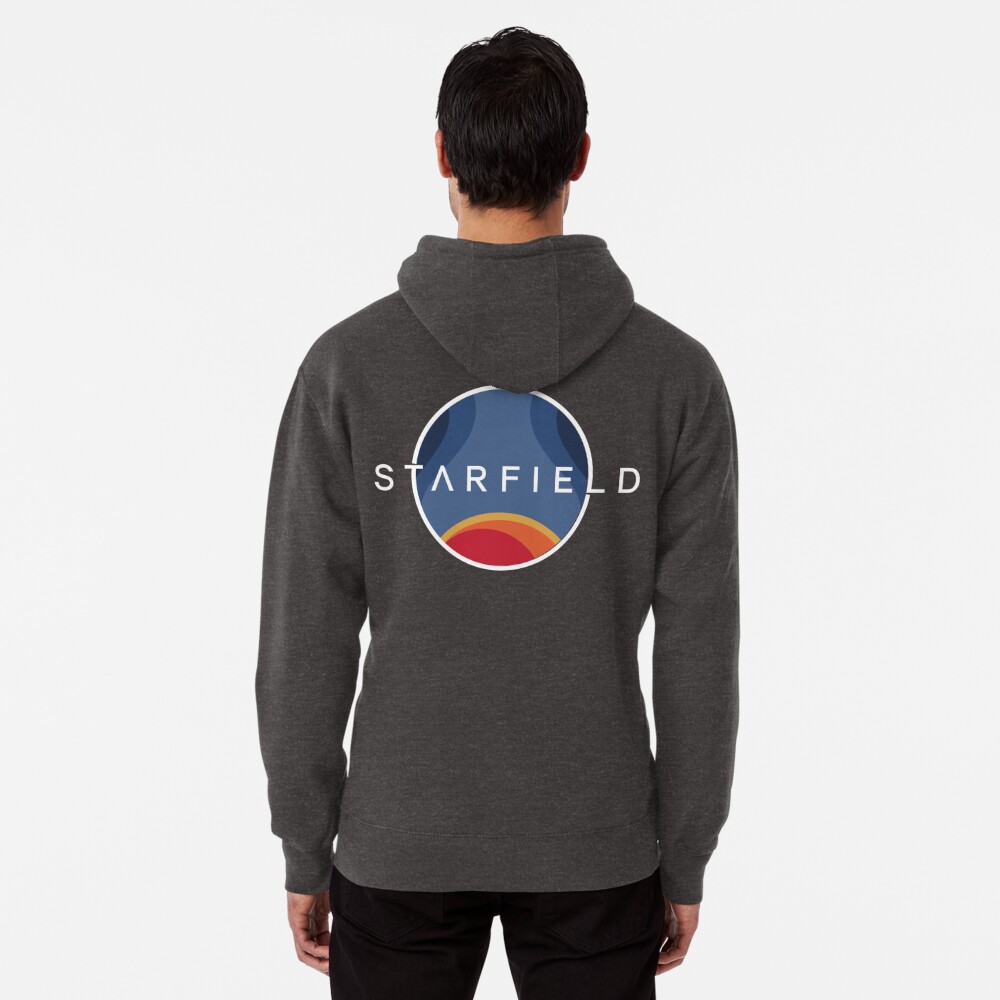 Starfield - Monochrome Emblem Men's Zipper Hoodie - IGN Store