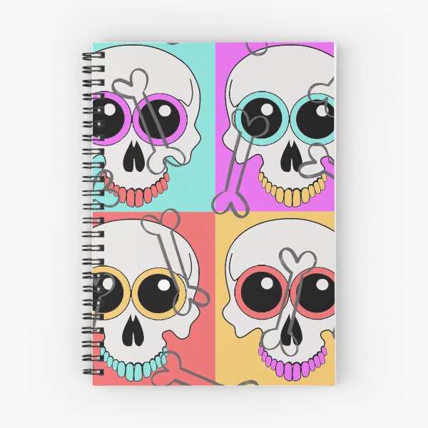 Item preview, 4 FUNNY SKULLS designed and sold by inarausch2023.