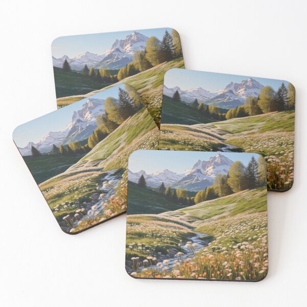Item preview, Watercolour Referance  mountain in swizerland 03 designed and sold by hiboyn.