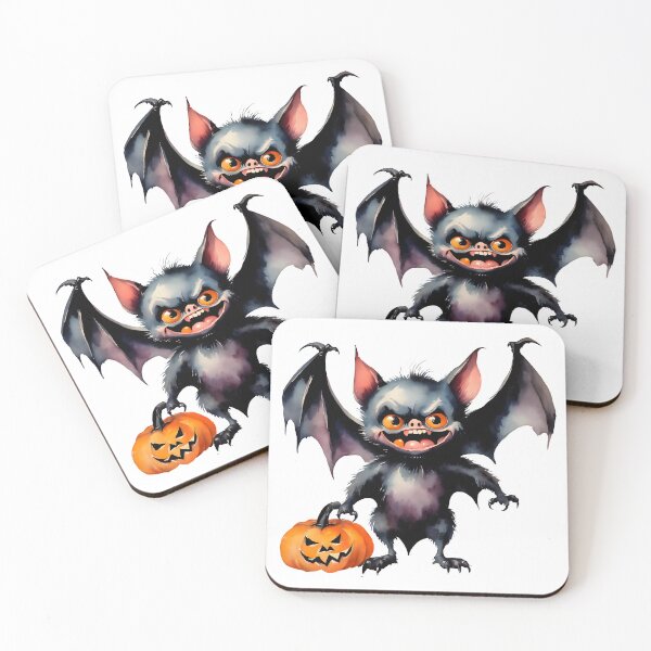 Item preview, Naughty Baby Bat And His Halloween Pumpkin designed and sold by BloomCatB.