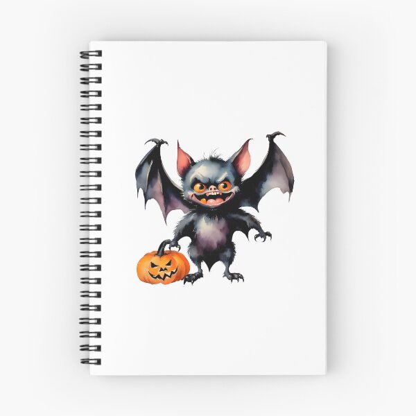 Item preview, Naughty Baby Bat And His Halloween Pumpkin designed and sold by BloomCatB.