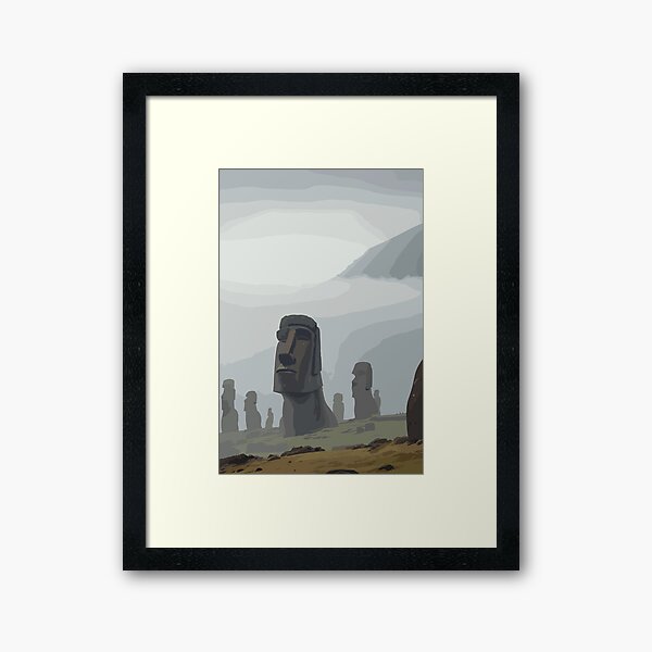 Item preview, Easter Island Heads designed and sold by CioShop.