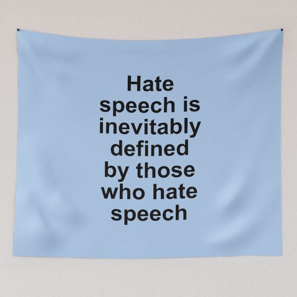Item preview, Hate speech is inevitably defined designed and sold by BigTime.