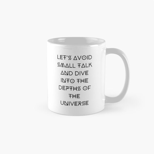 Item preview, INFJ: Let's Avoid Small Talk Black Edition designed and sold by Lidia Lopez Sanchez.
