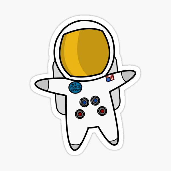 Astronaut Chibi - Bubble-free stickers – AstroHugs