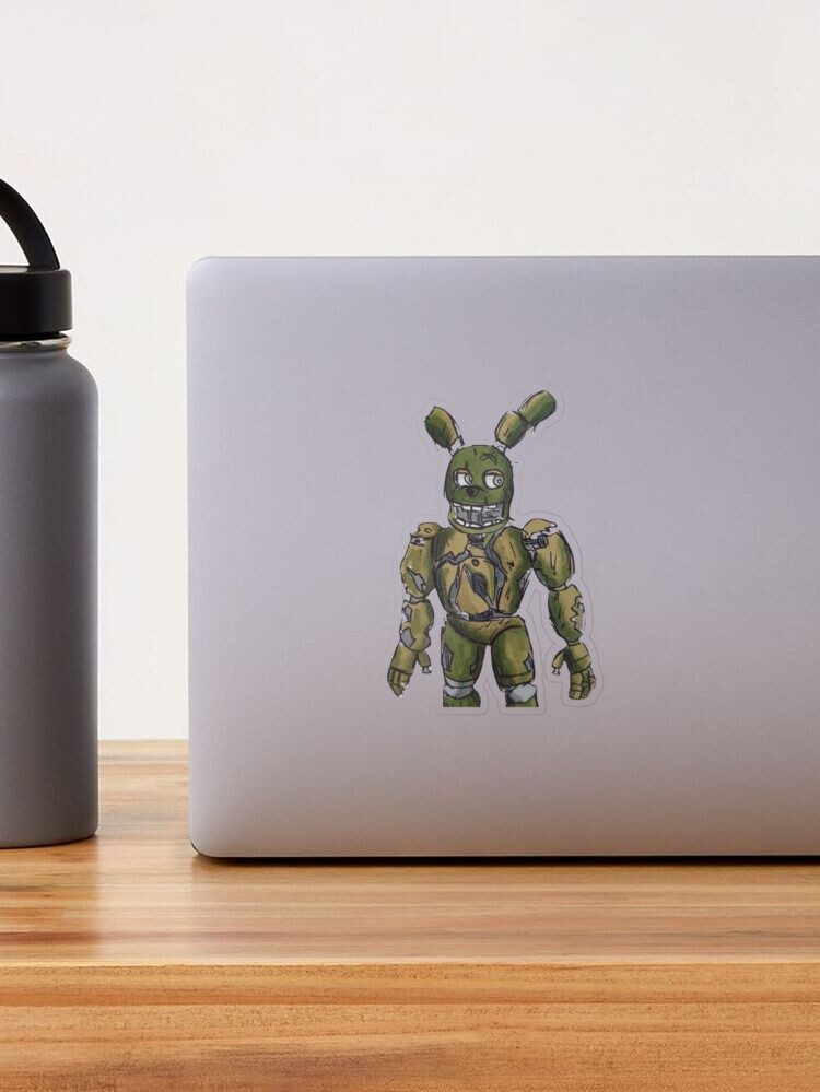 Into the Pit but it's Springtrap REMASTERED Sticker for Sale by