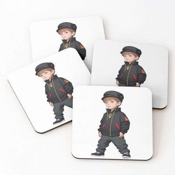Item preview, Niño pequeño y genial con estilo negro designed and sold by Witty-Whimsy.