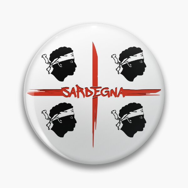 Item preview, Sardegna - Sardinia - Sardinia flag - Bandiera Sarda - 4 Mori - Paint brush strokes designed and sold by miskaralise.