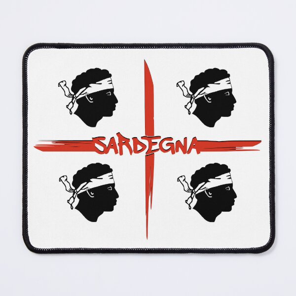 Item preview, Sardegna - Sardinia - Sardinia flag - Bandiera Sarda - 4 Mori - Paint brush strokes designed and sold by miskaralise.
