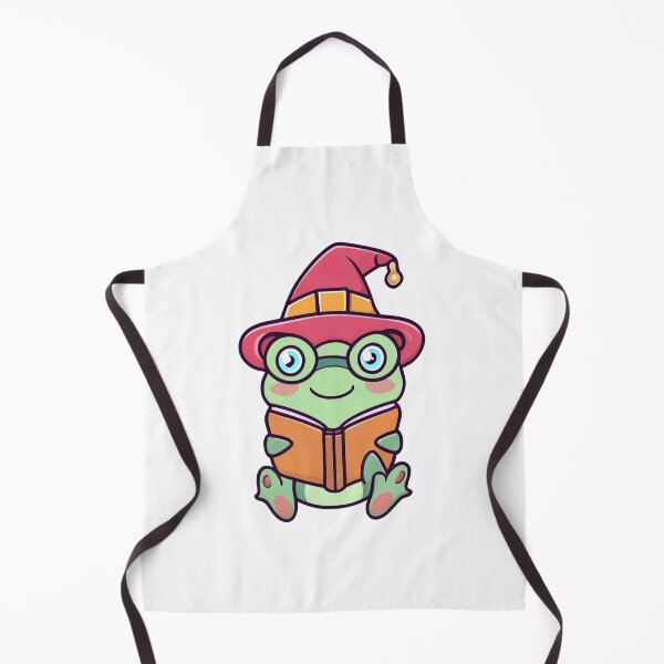 Item preview, Cute Wizard Frog Reading a Book designed and sold by witch-night.