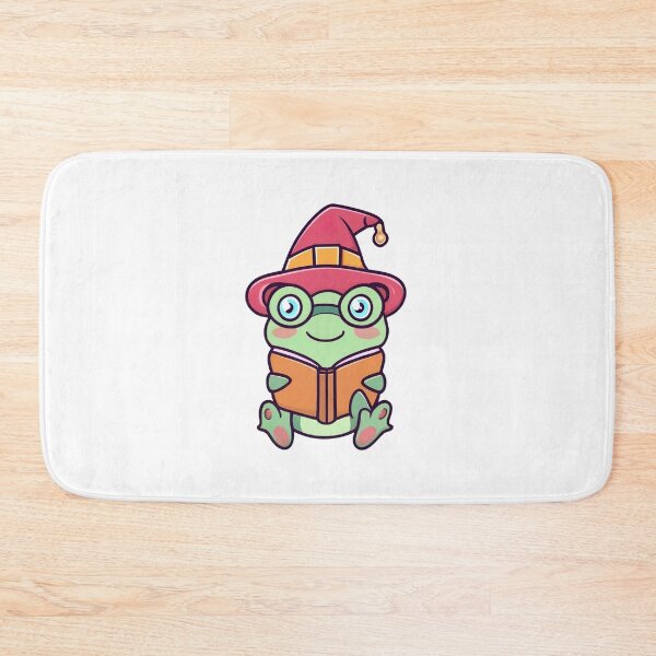 Item preview, Cute Wizard Frog Reading a Book designed and sold by witch-night.
